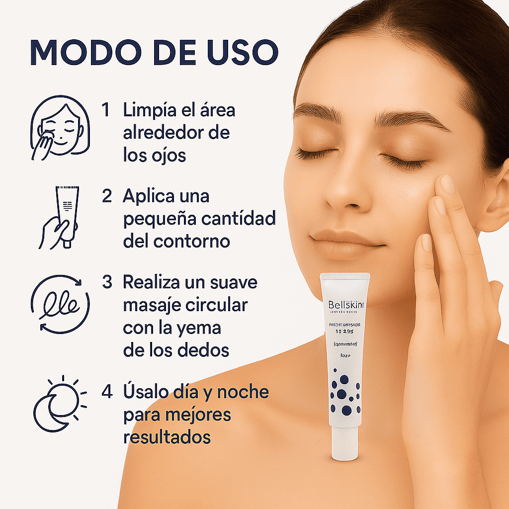 CONTORNO DE OJOS EYELIDS (DIA) Colageno hidrolizado, Vitamina E, Fosfolipidos