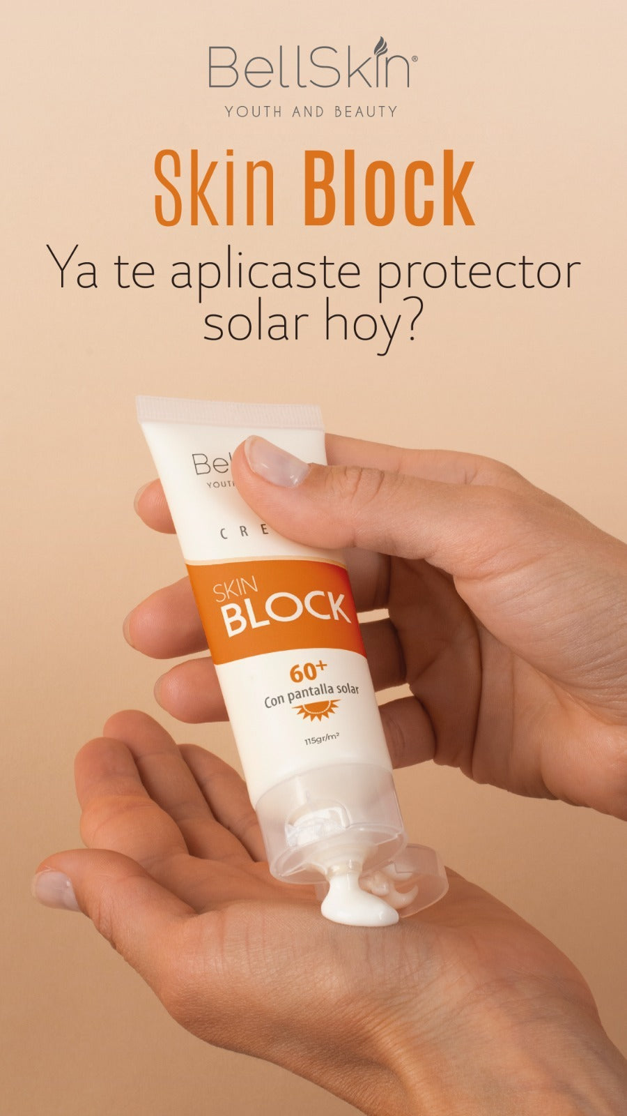 BLOQUEADOR SOLAR SKIN BLOCK  SPF 60 Sin color