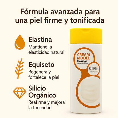 CREAM MODEL MASSAGE Elastina, Silicio organico
