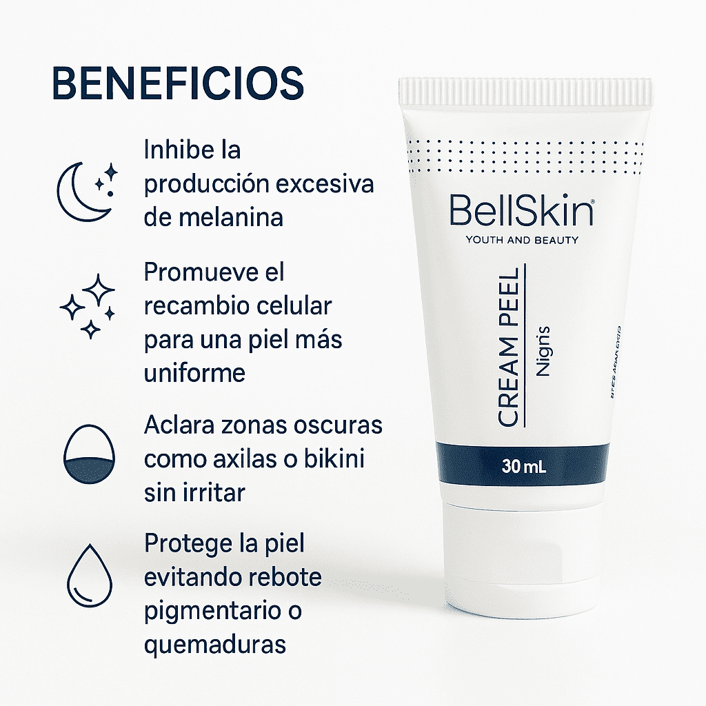 CREAM PEEL NIGRIS acido mandélico, retinol palmitato, Vitamina C