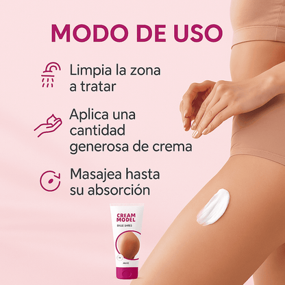 CREAM MODEL GROOVES Cafeina , Centella asiatica