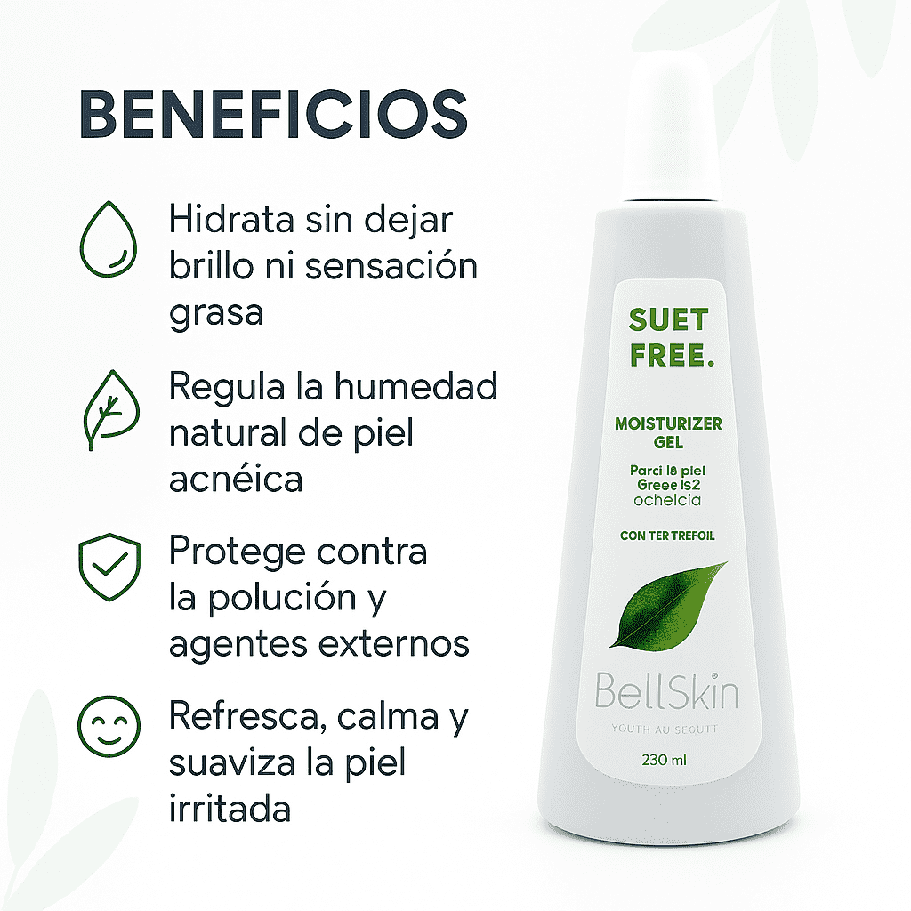 SUET FREE MOUSTERIZER GEL  Tea tree oil, Alantoina