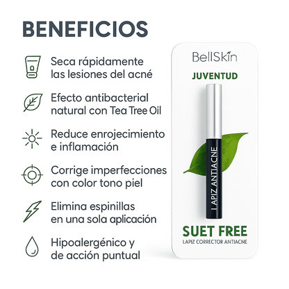 SUET FREE LAPIZ ANTIACNE  Ahas, Bha