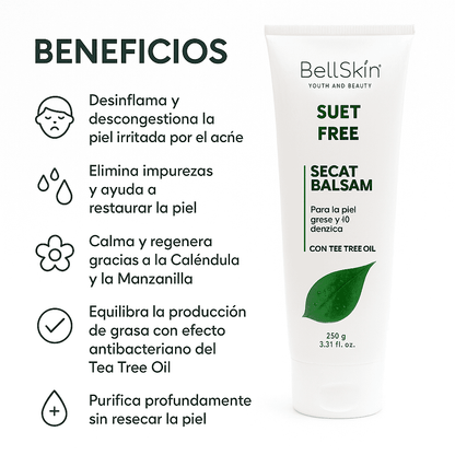 SUET FREE SECAT BALSAM tea tree Oil, Hamamelis, Calendula