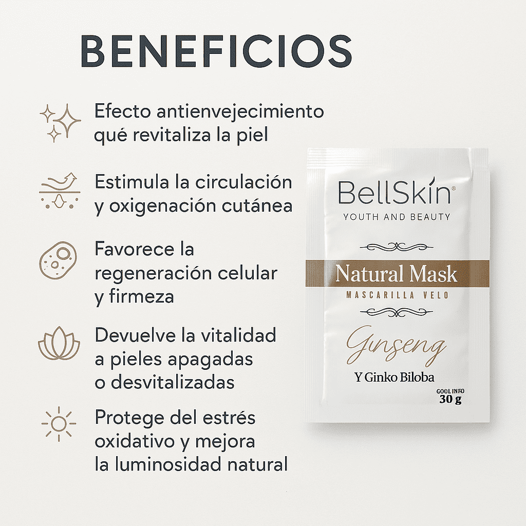VELO GING SENG Y GINKGO BILOBA  Antienvejecimiento