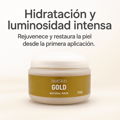 NATURAL MASK DE ORO Rosa Mosqueta, Acido Hialuronico