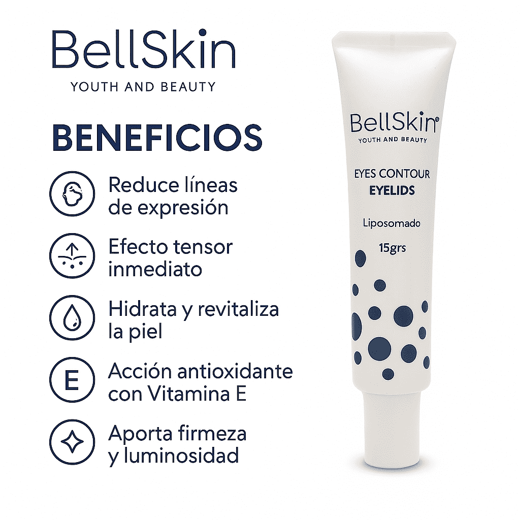 CONTORNO DE OJOS EYELIDS (DIA) Colageno hidrolizado, Vitamina E, Fosfolipidos