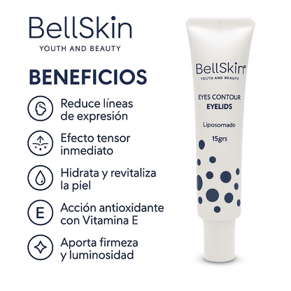 CONTORNO DE OJOS EYELIDS (DIA) Colageno hidrolizado, Vitamina E, Fosfolipidos